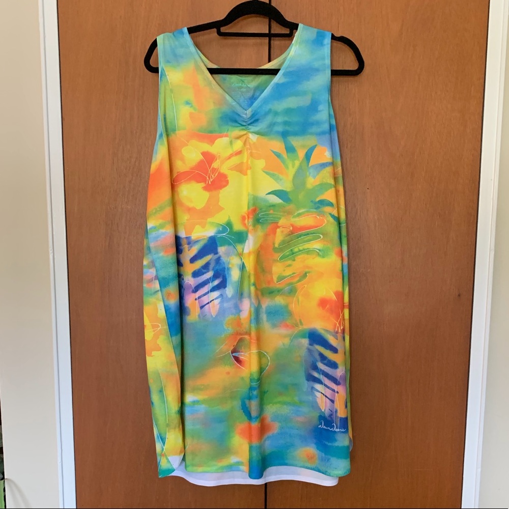 Dawn Davis Watercolors Art & Sol Pineapple Dress